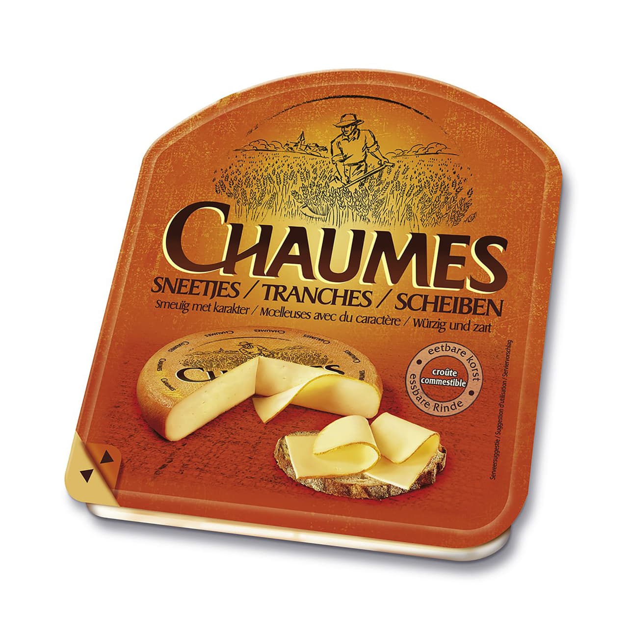 CHAUMES TRANCHES MOELLEUSES AVEC DU CARACTERE CROÛTE COMESTIBLE 150G