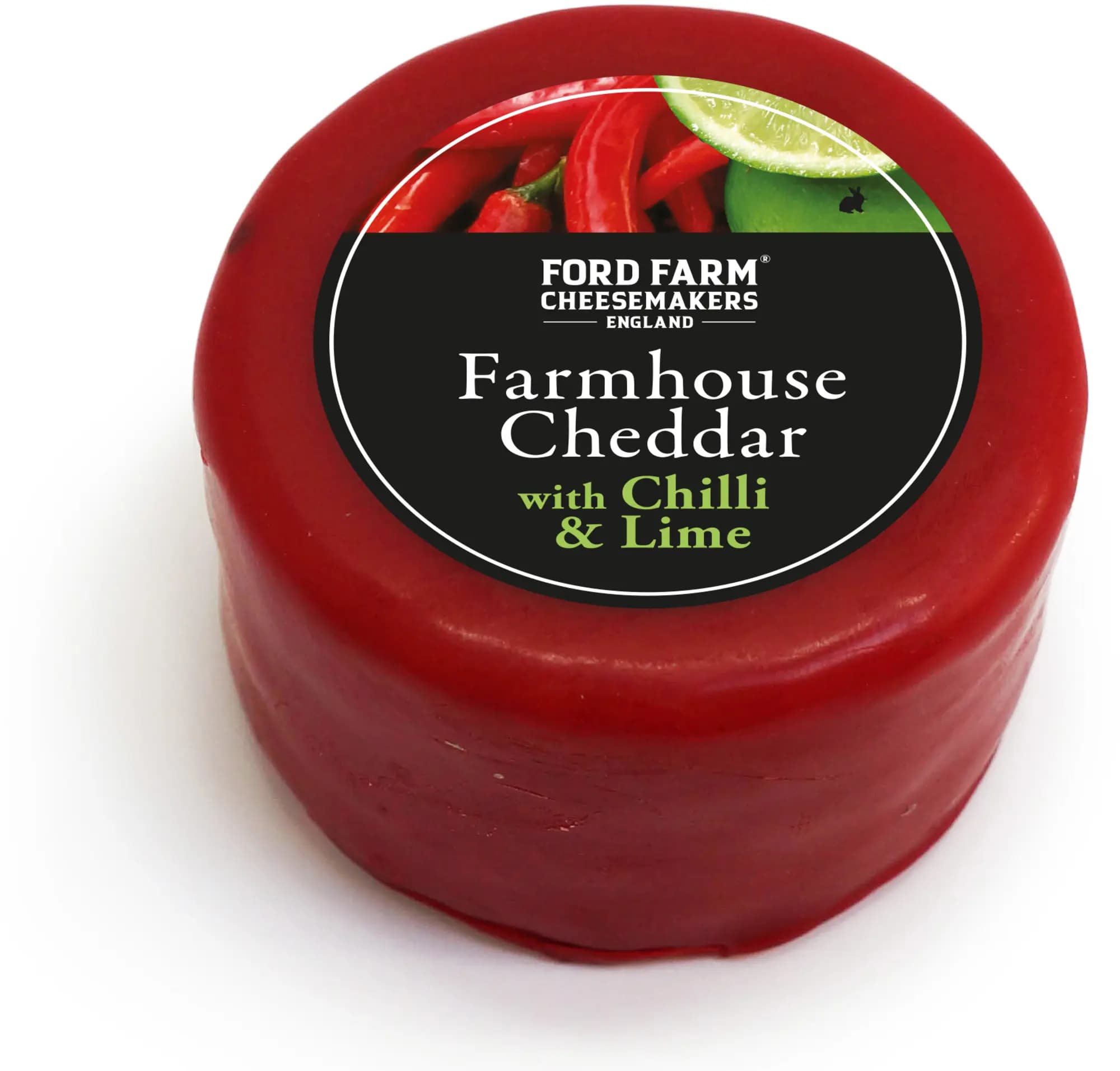 FORD FARM CHEESMAKERS ENGLAND FARMHOUSE CHEDDAR PIMENT & CITRON VERT 200G