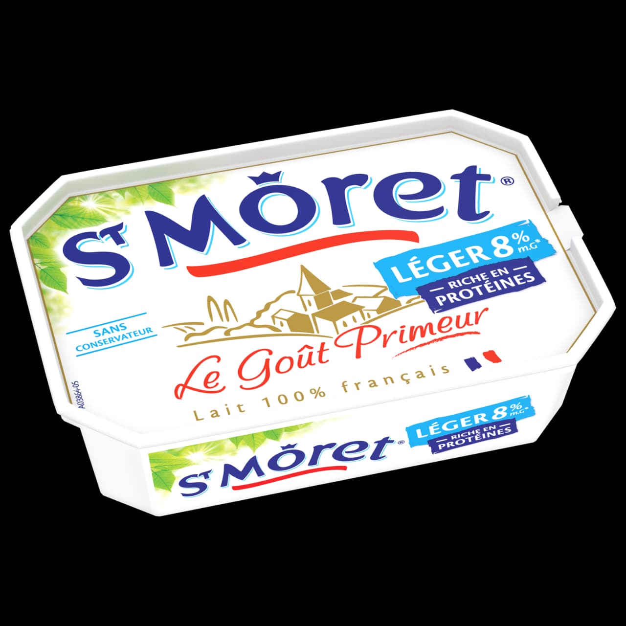ST MORET LEGER NATURE BARQUETTE 150G