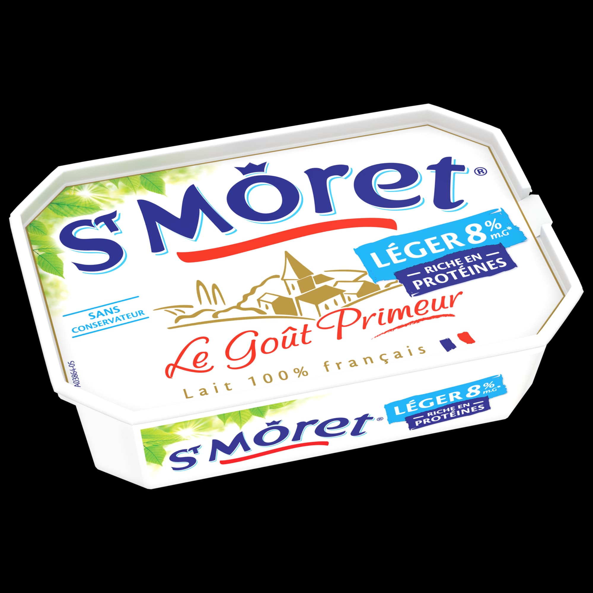 ST MORET LEGER NATURE BARQUETTE 150G