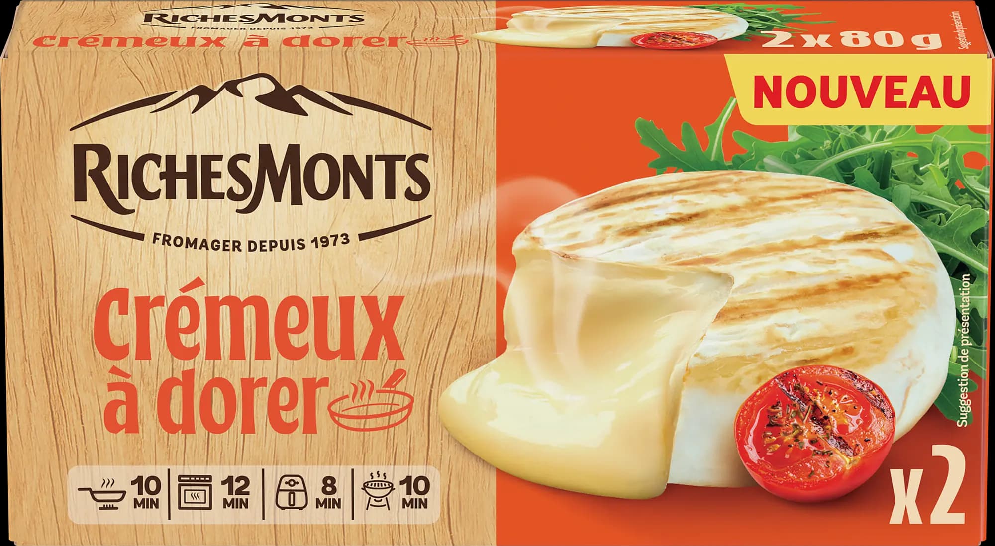 RICHESMONTS CREMEUX A DORER 2X80G