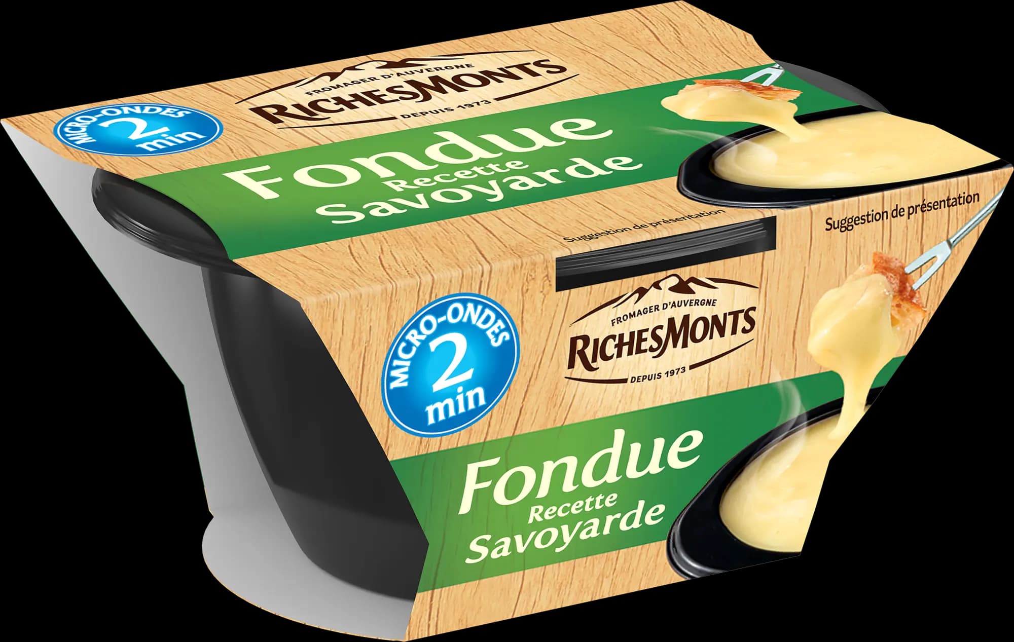 RichesMonts Mini fondue Recette savoyarde 150G