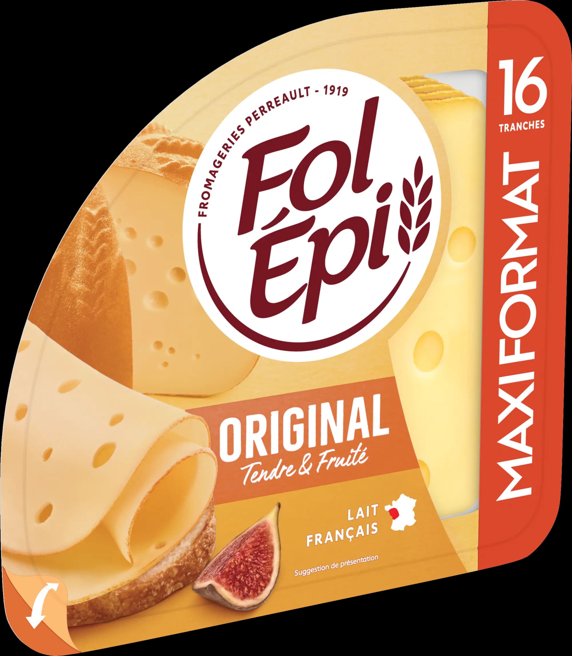 FOL EPI RECETTE ORIGINALE MAXI FORMAT 16 TRANCHES 308G