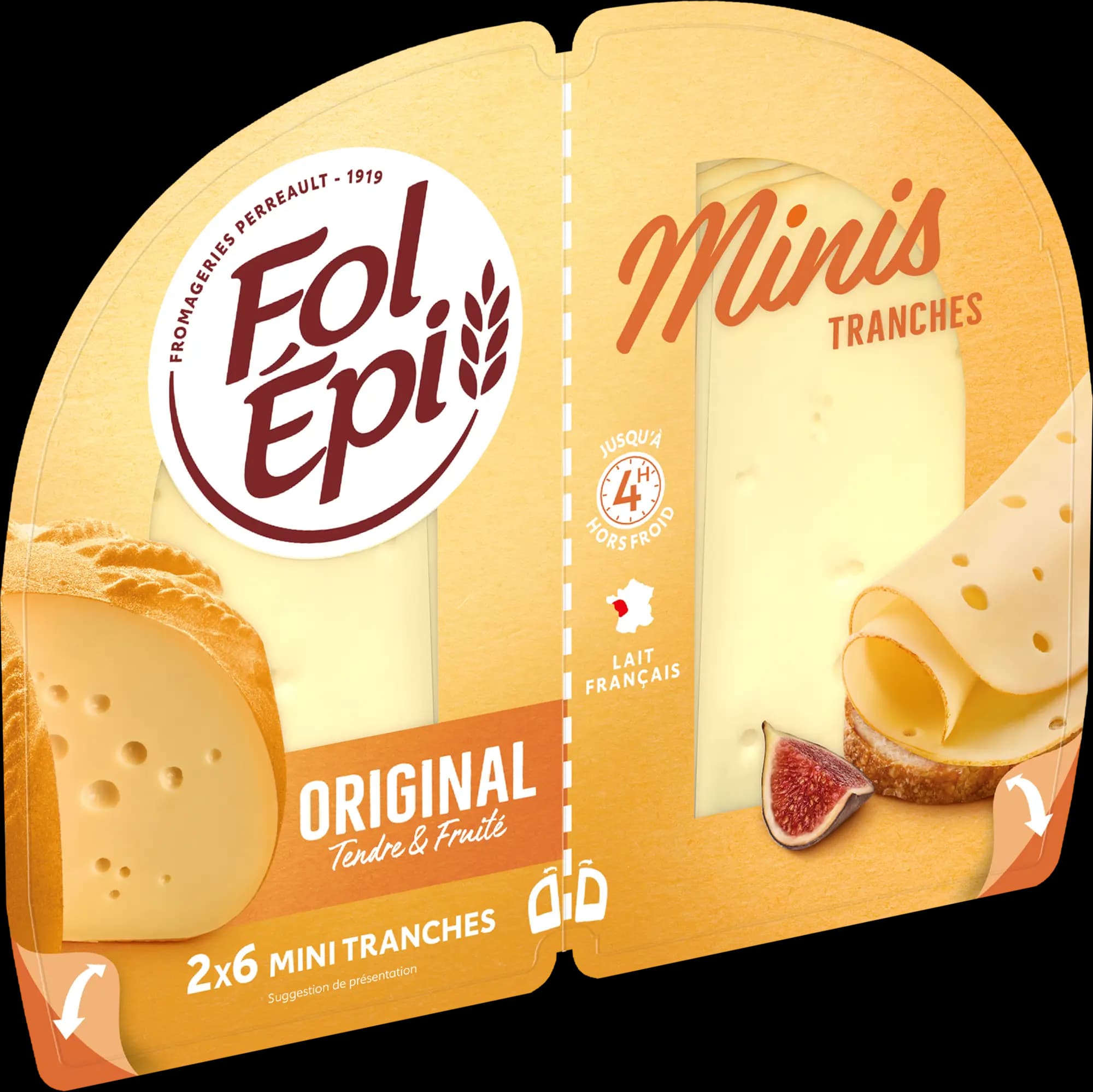 FOL EPI RECETTE ORIGINALE DUO 2X6 TRANCHES 120G