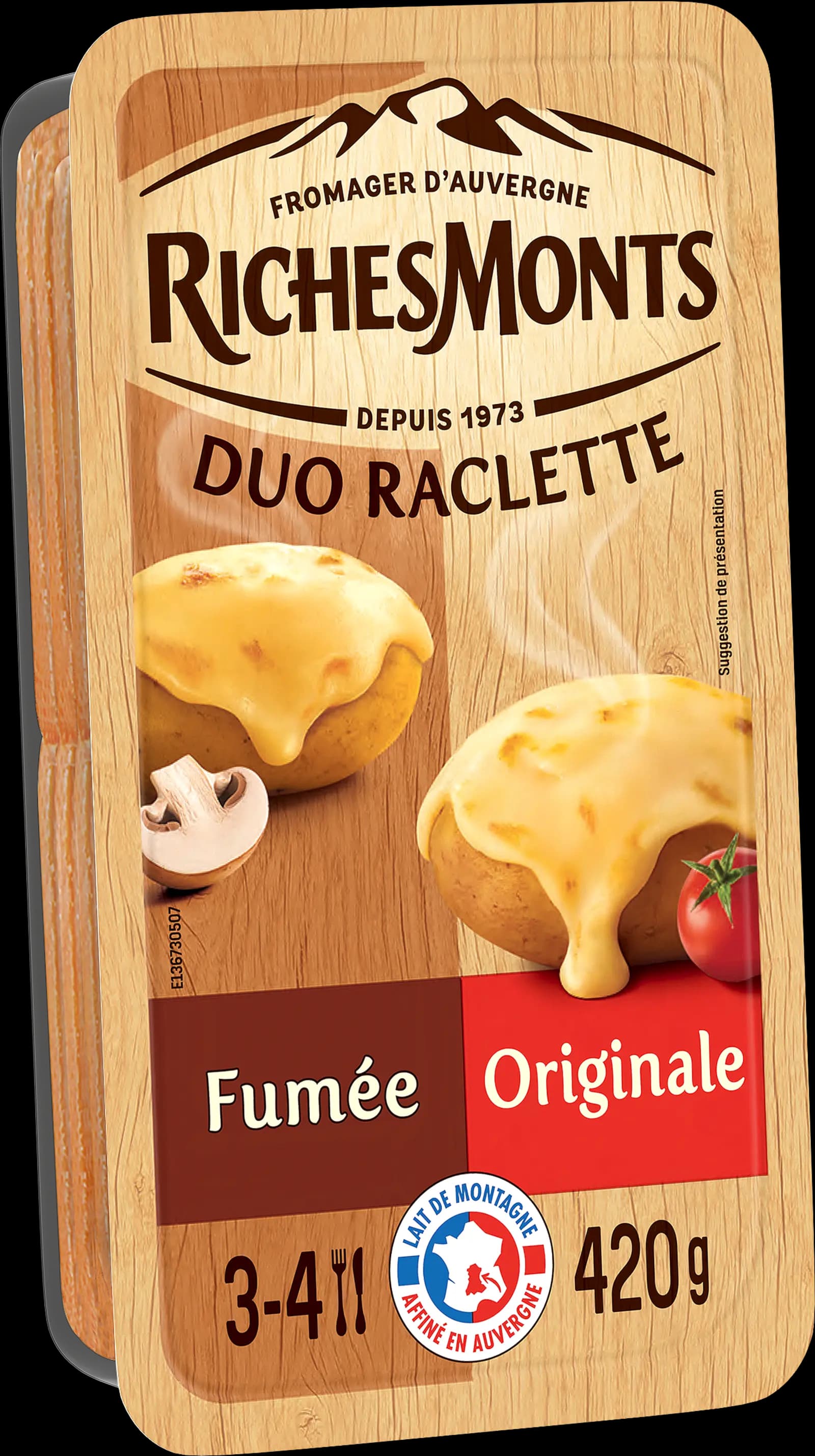 RICHES MONTS RACLETTE TRANCHETTES DUO ORIGINALE &