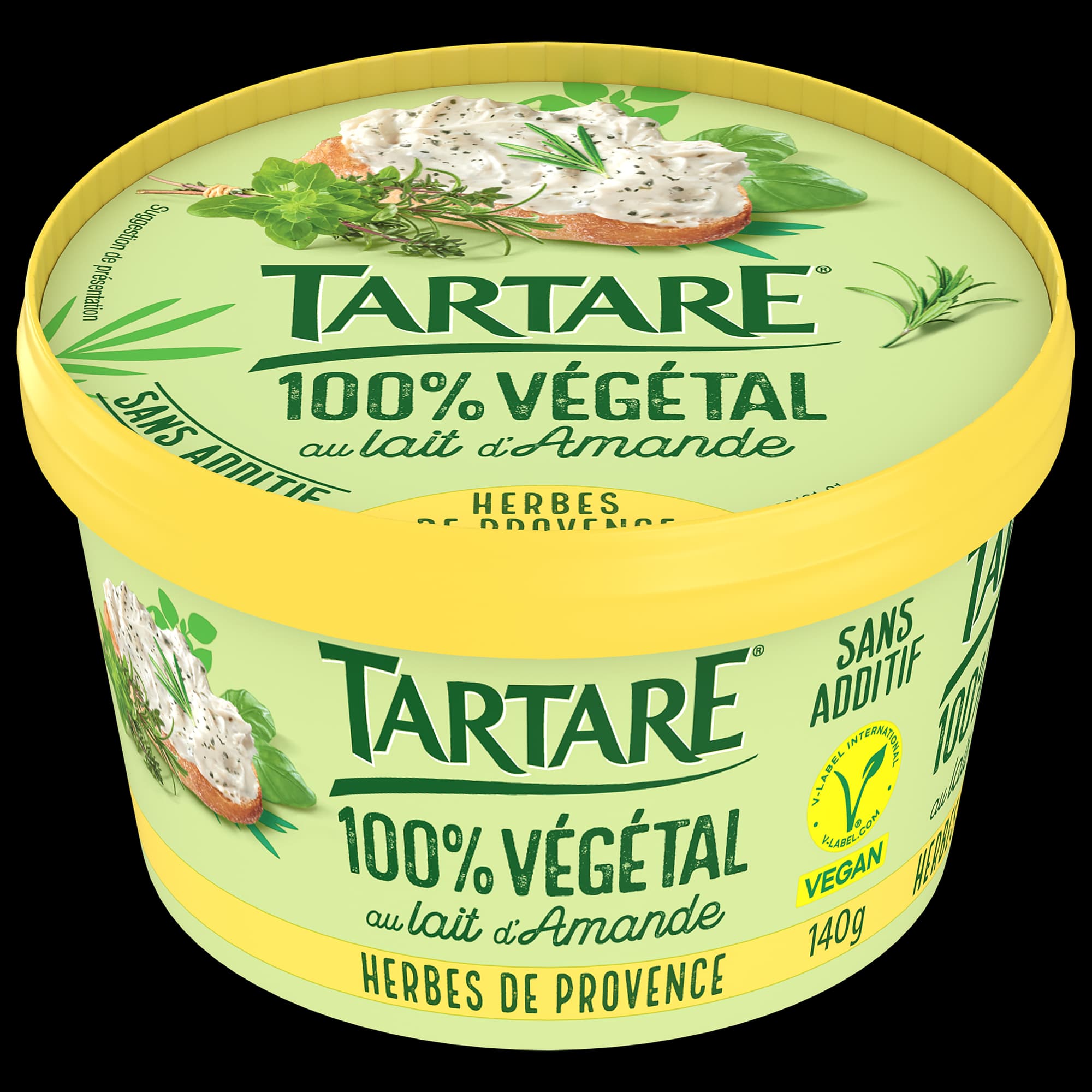TARTARE® 100% VEGETAL HERBES DE PROVENCE POT 140G