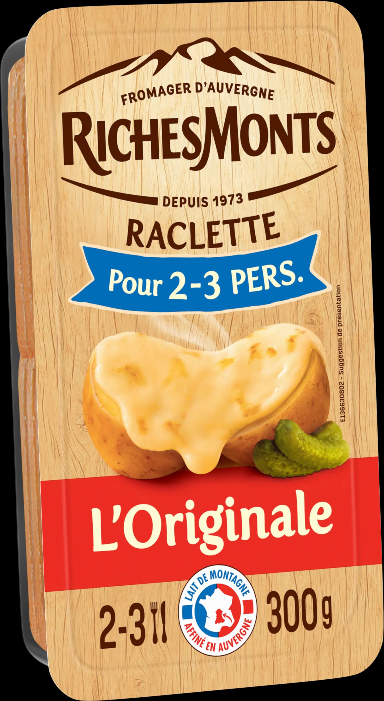RICHES MONTS RACLETTE TRANCHETTES L'ORIGINALE 300G