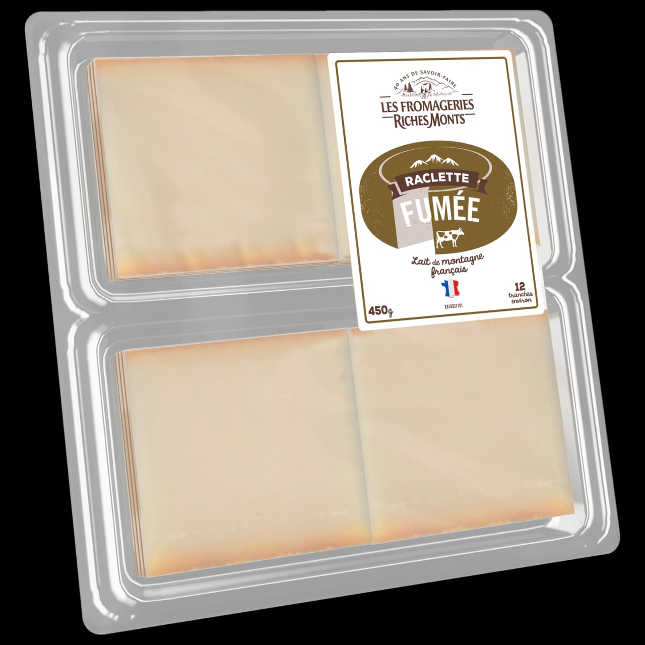 RICHES MONTS PLATEAU RACLETTE FUMEE SELECTION COUPE 450G